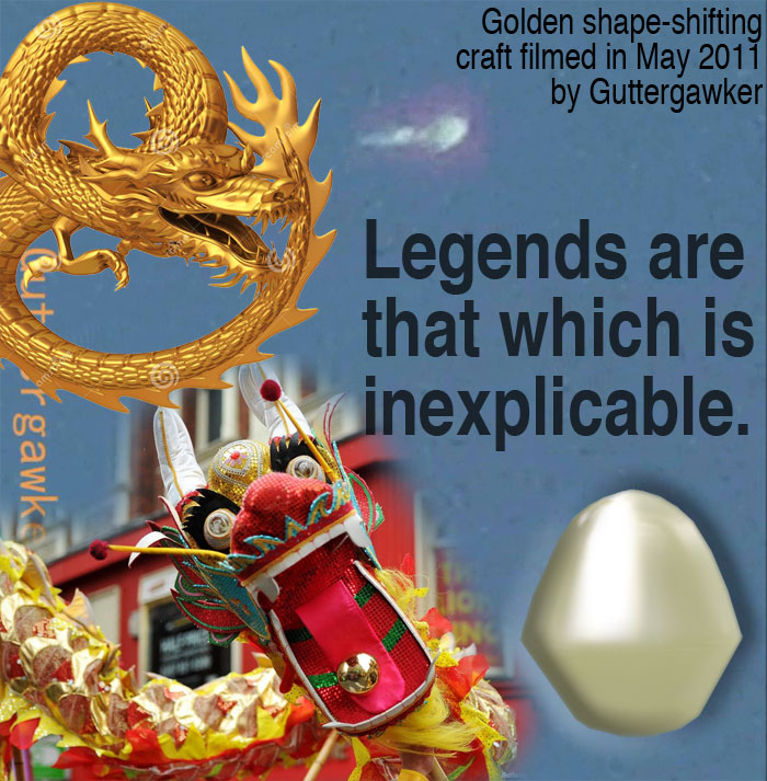 gold dragon ufo shapeshift