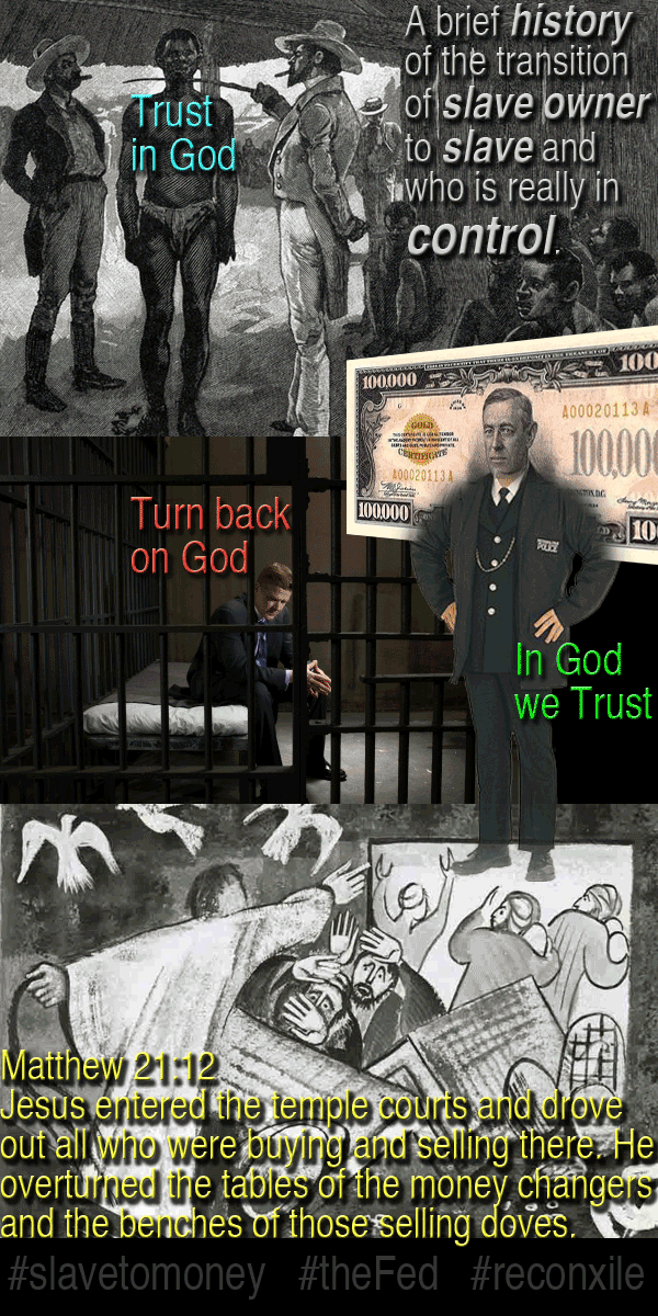 slave to money god we trust